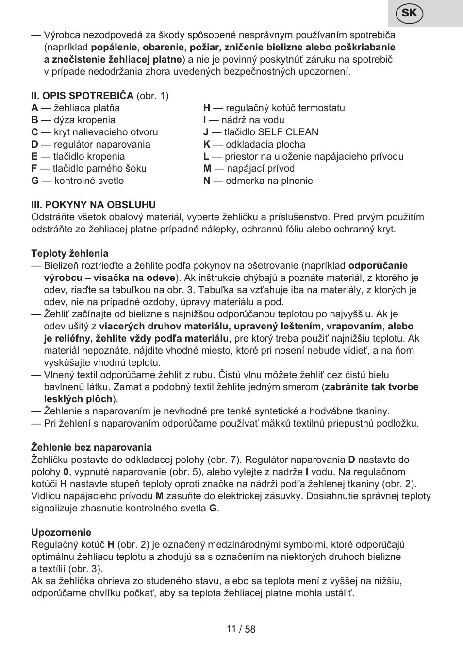 ETA Lancetta User Manual | Page 11 / 60
