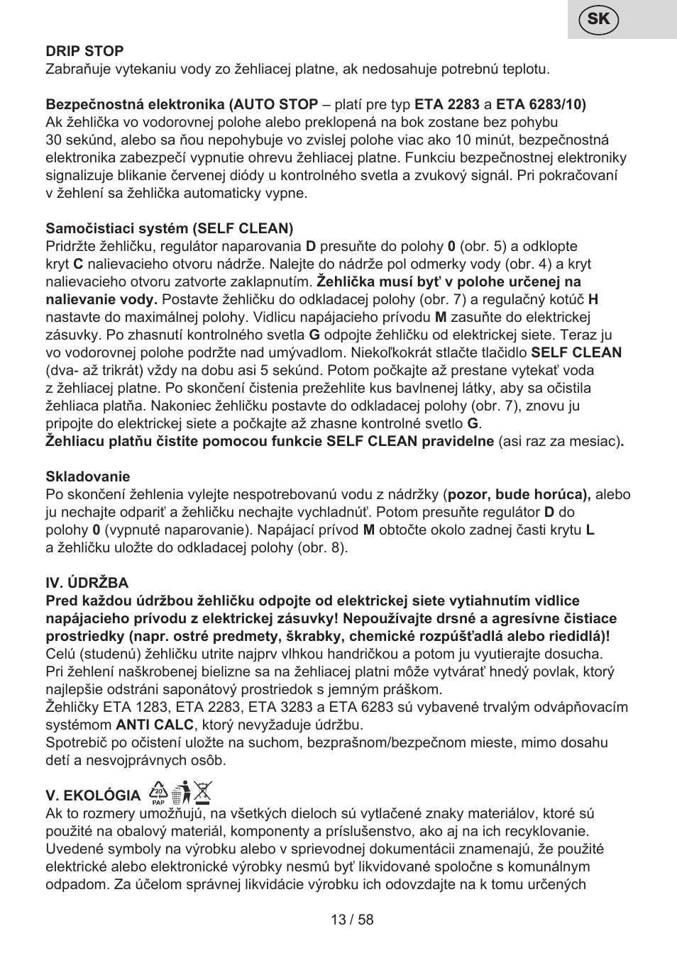 ETA Lancetta User Manual | Page 13 / 60