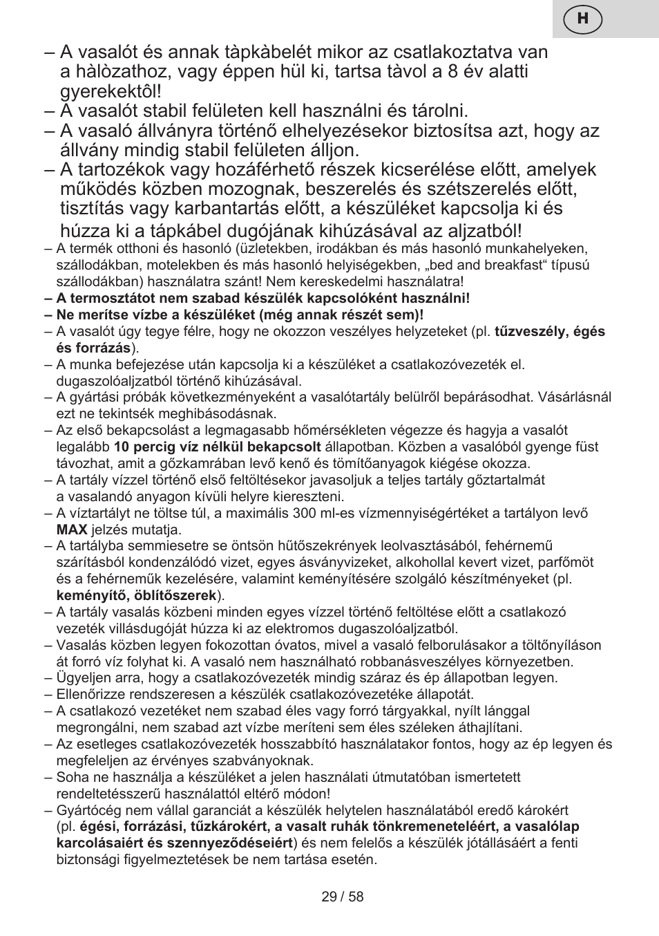 ETA Lancetta User Manual | Page 29 / 60