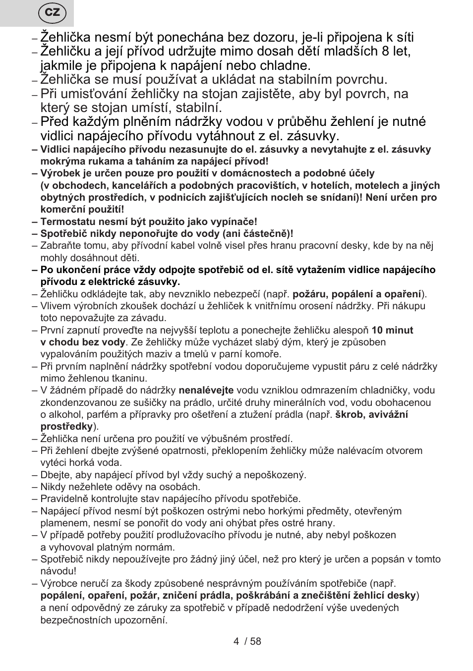 ETA Lancetta User Manual | Page 4 / 60