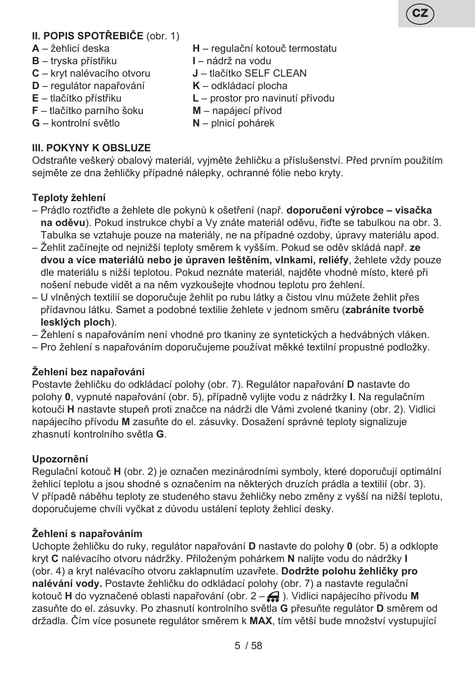 ETA Lancetta User Manual | Page 5 / 60
