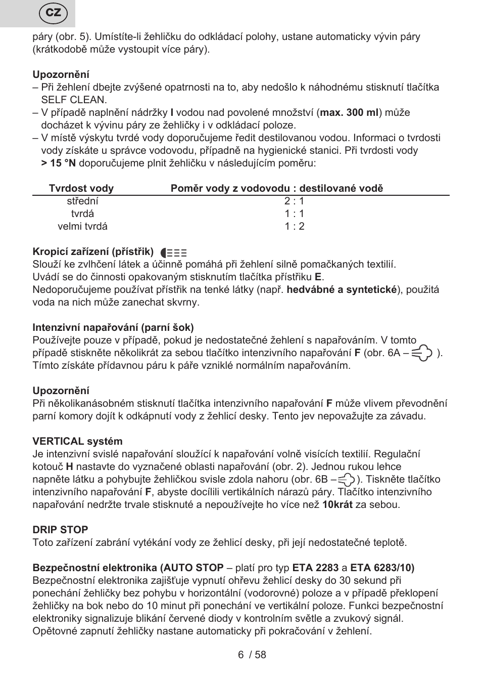 ETA Lancetta User Manual | Page 6 / 60