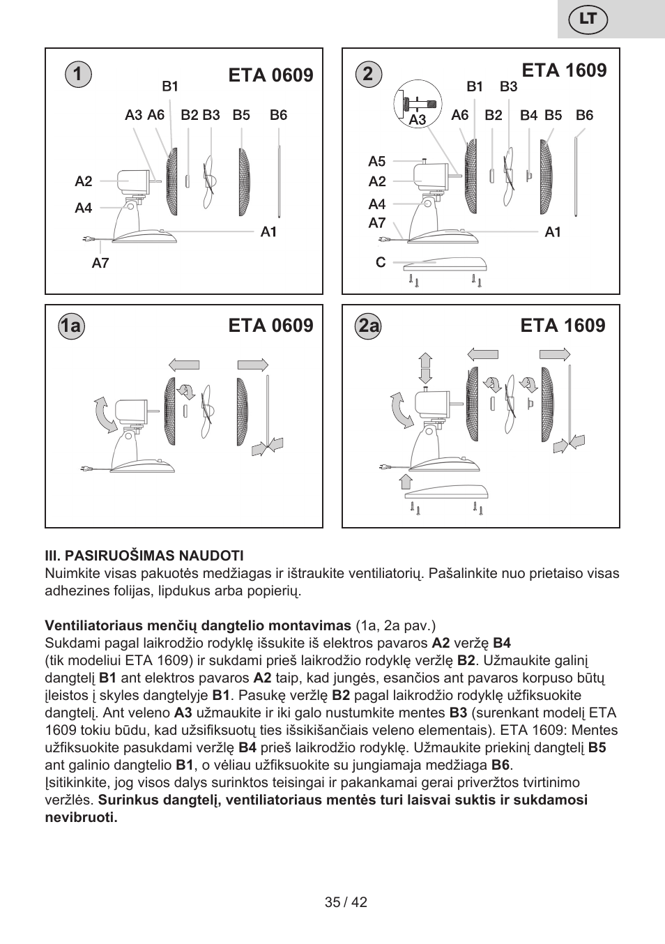 ETA 0609 User Manual | Page 35 / 44