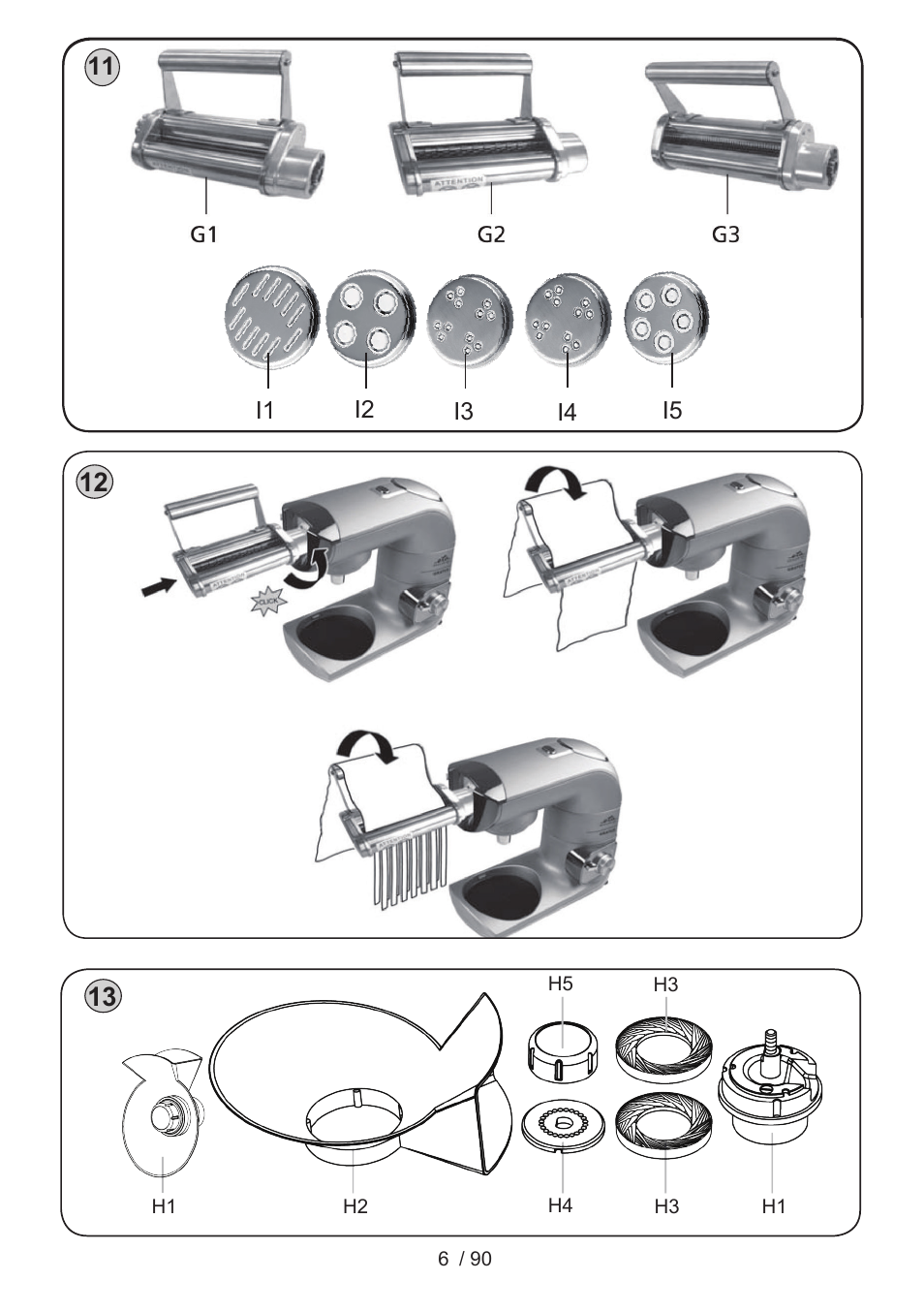 ETA Gratus Maxipasta User Manual | Page 6 / 92