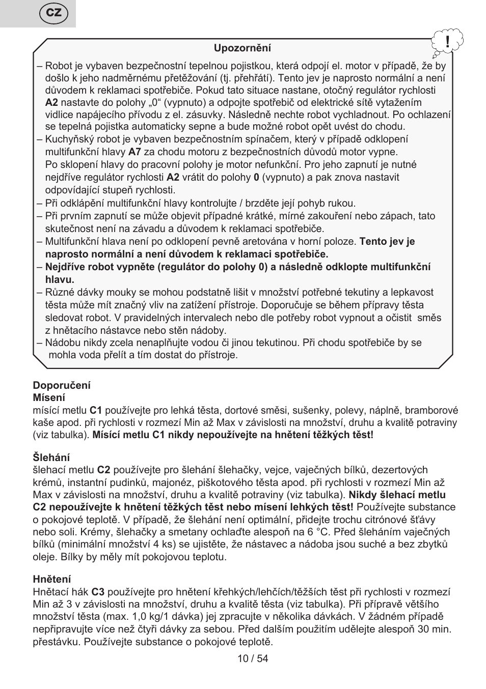 ETA Mezo User Manual | Page 10 / 56