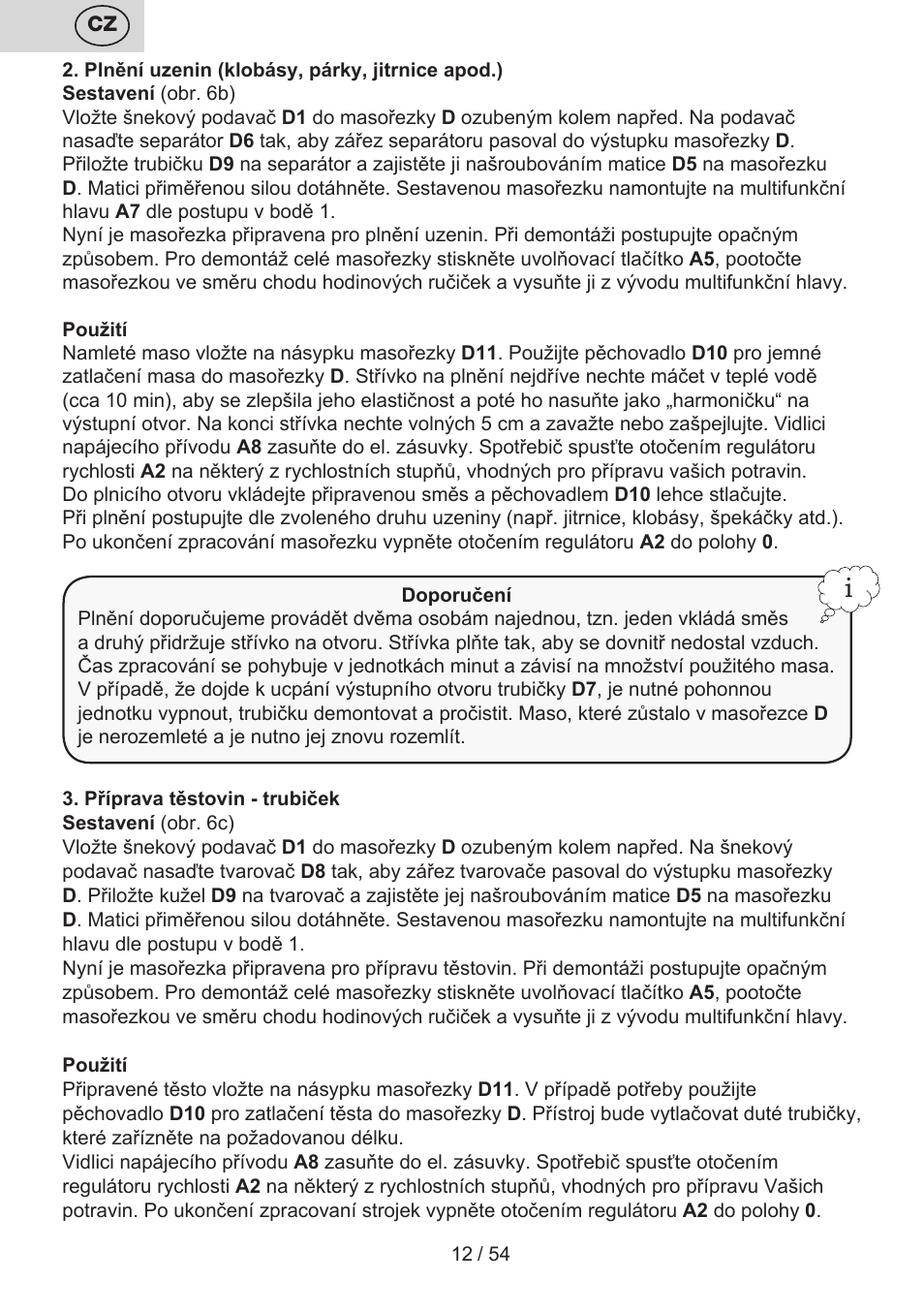 ETA Mezo User Manual | Page 12 / 56