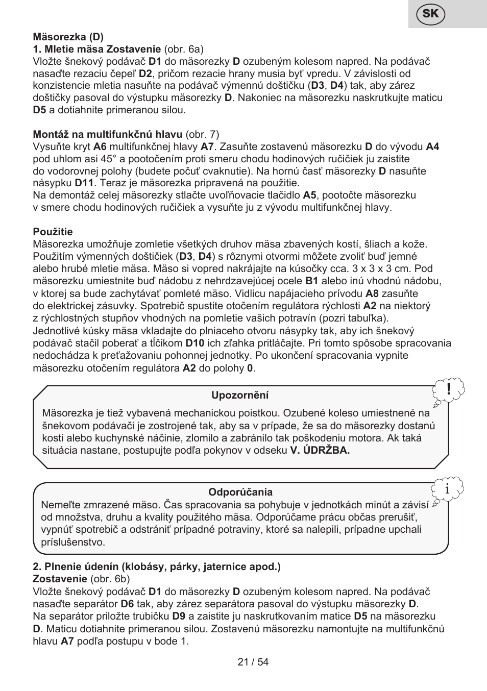 ETA Mezo User Manual | Page 21 / 56