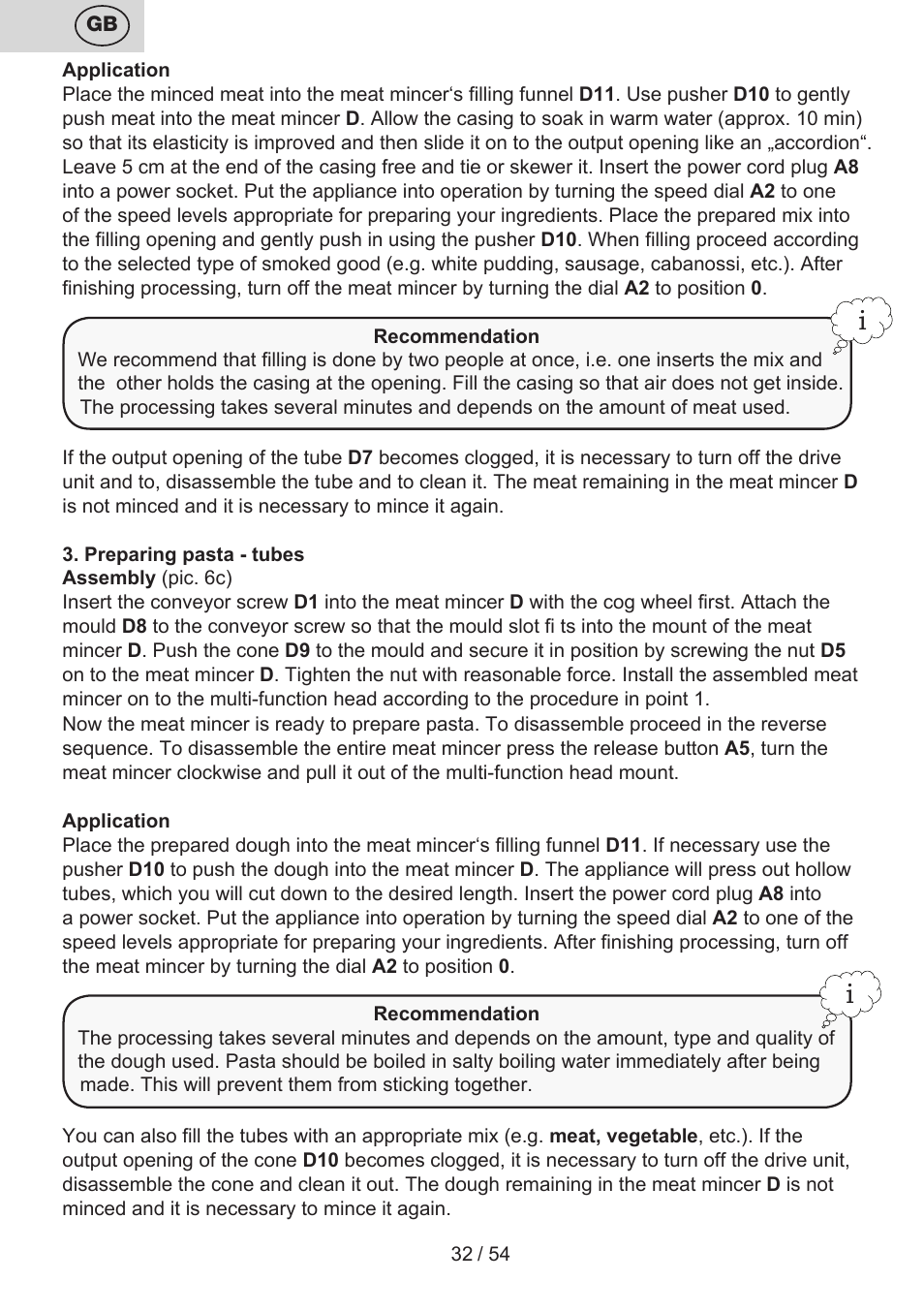 ETA Mezo User Manual | Page 32 / 56