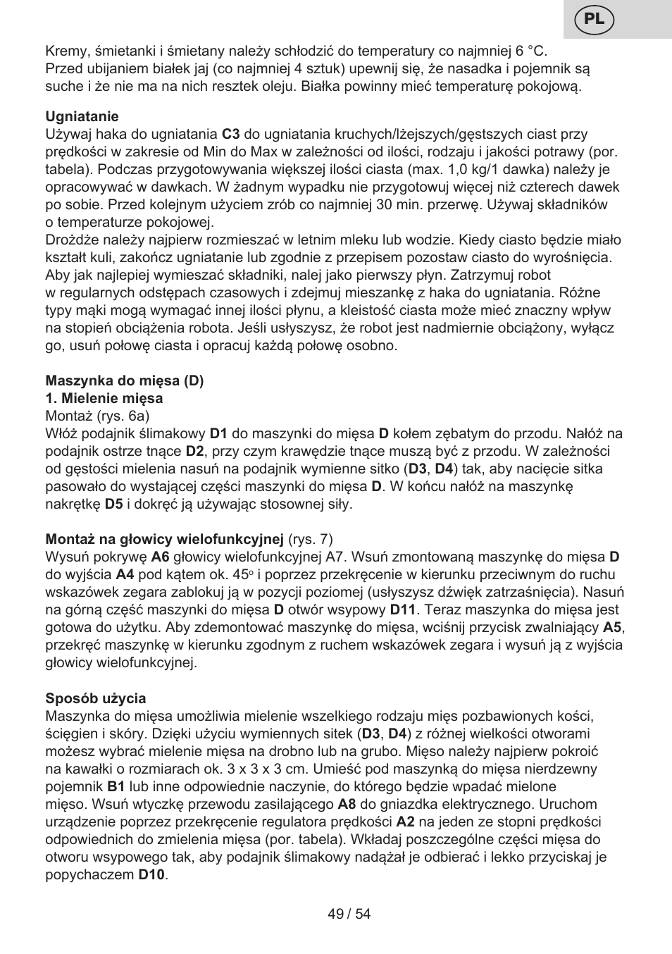 ETA Mezo User Manual | Page 49 / 56