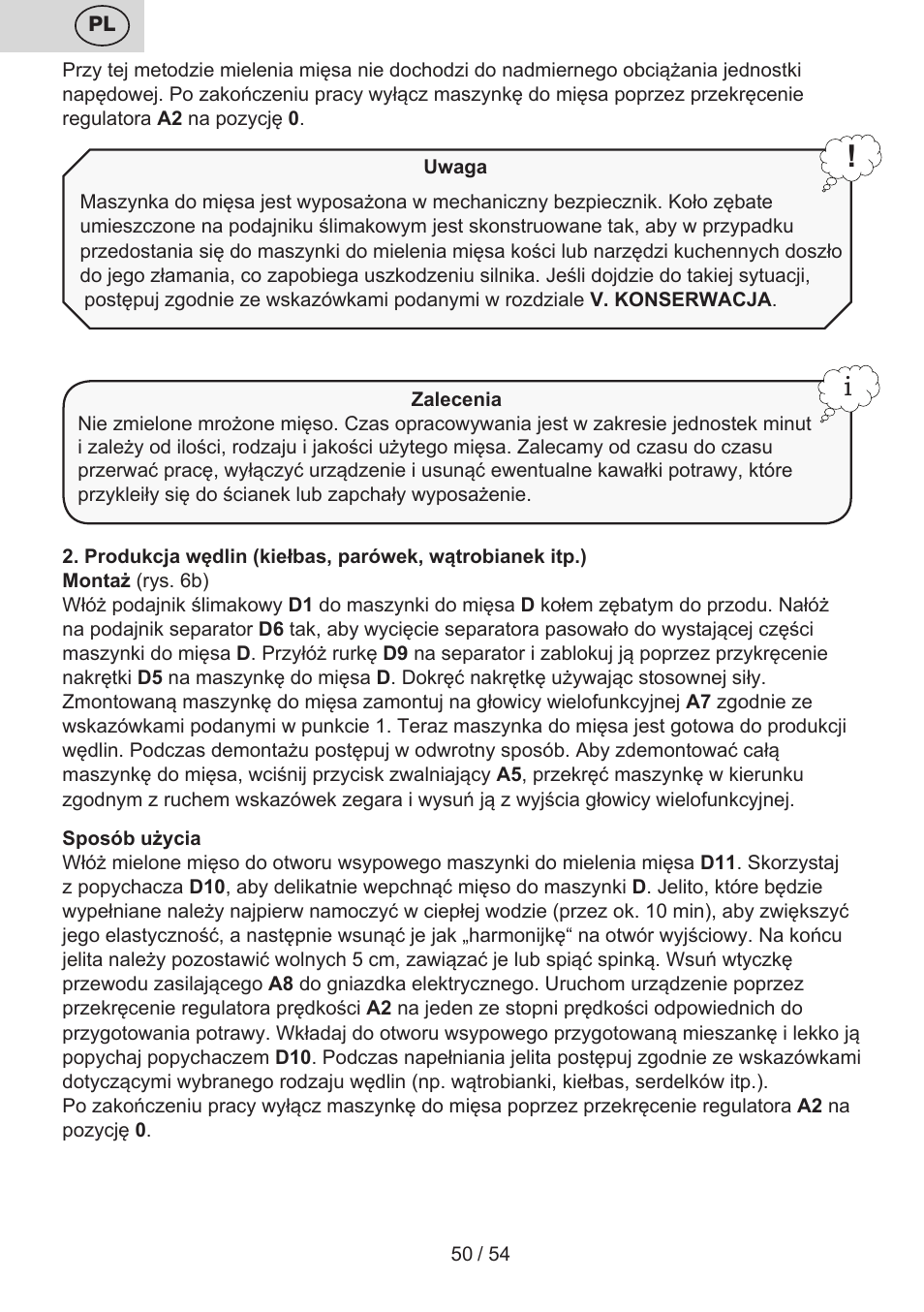 ETA Mezo User Manual | Page 50 / 56