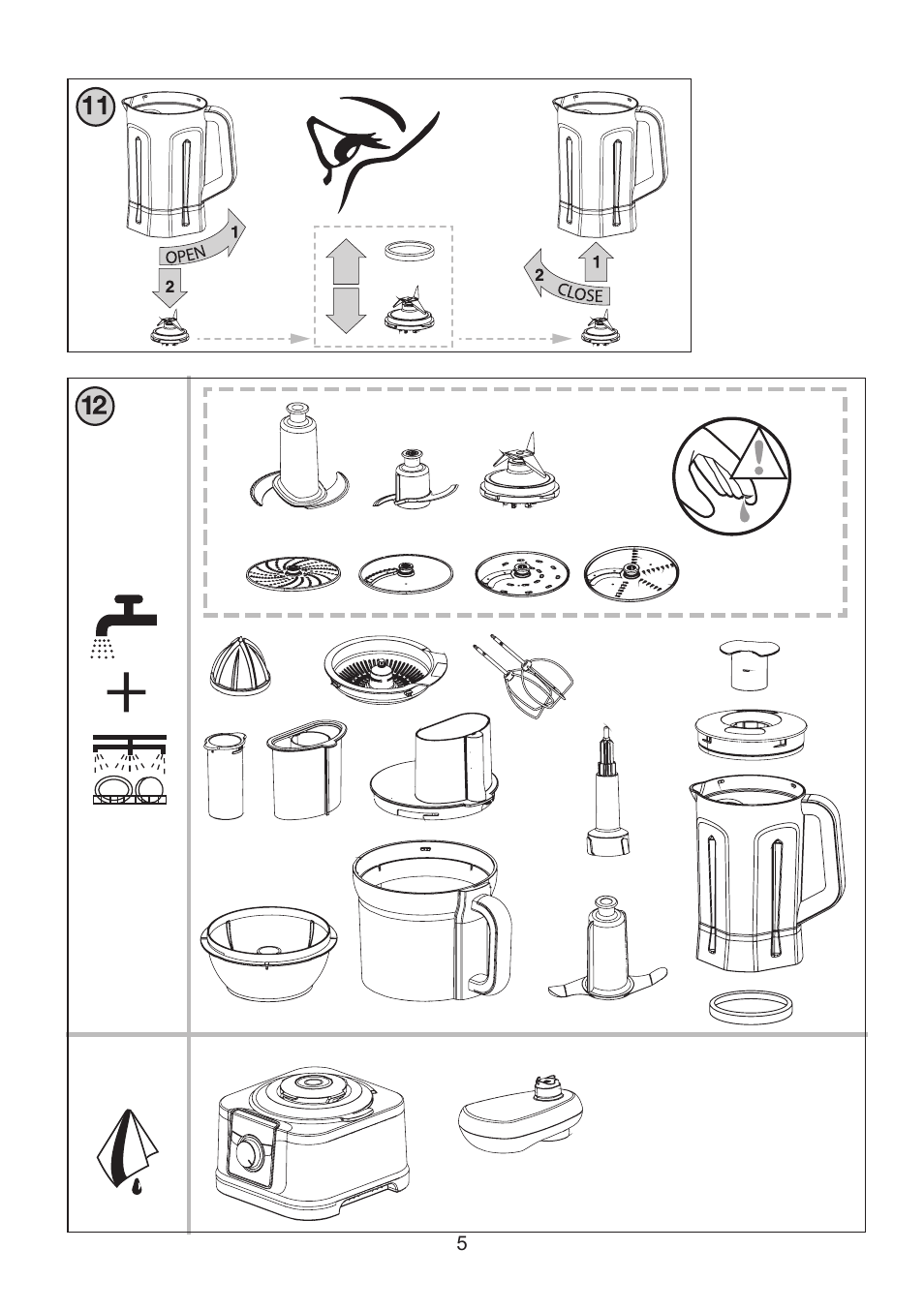ETA Centrino s doplňkovým příslušenstvím User Manual | Page 5 / 120