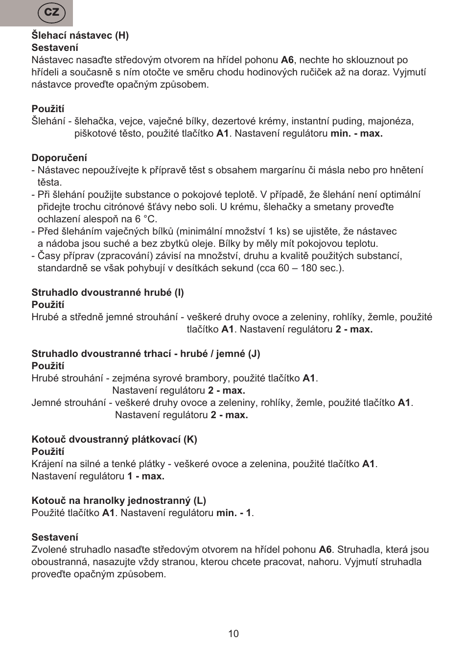 ETA Bross User Manual | Page 10 / 68