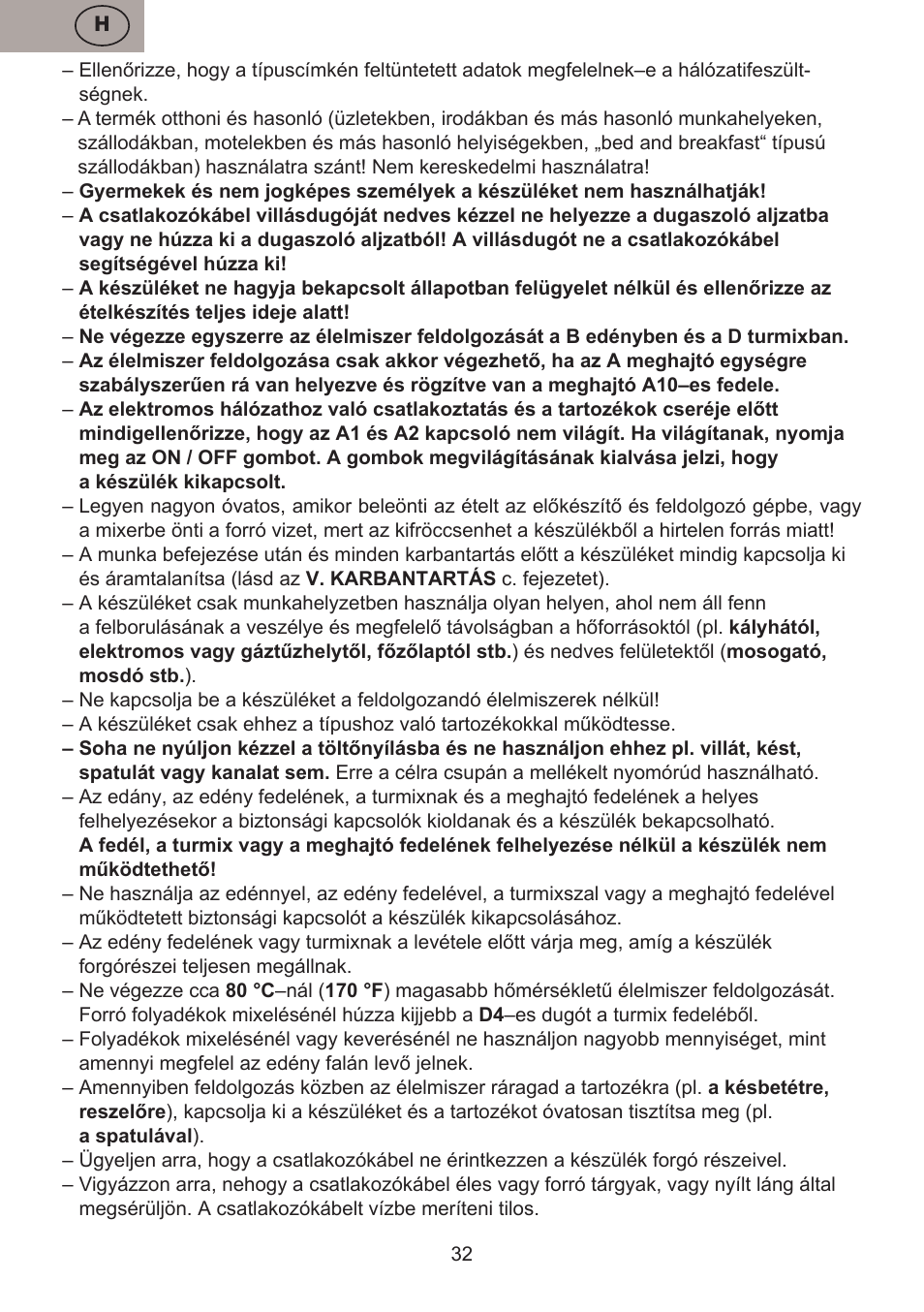 ETA Bross User Manual | Page 32 / 68