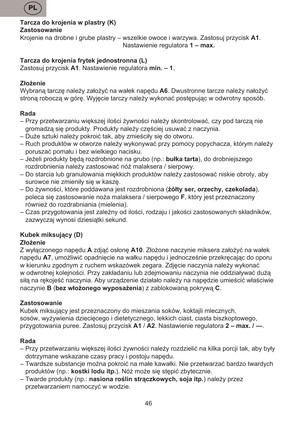 ETA Bross User Manual | Page 46 / 68