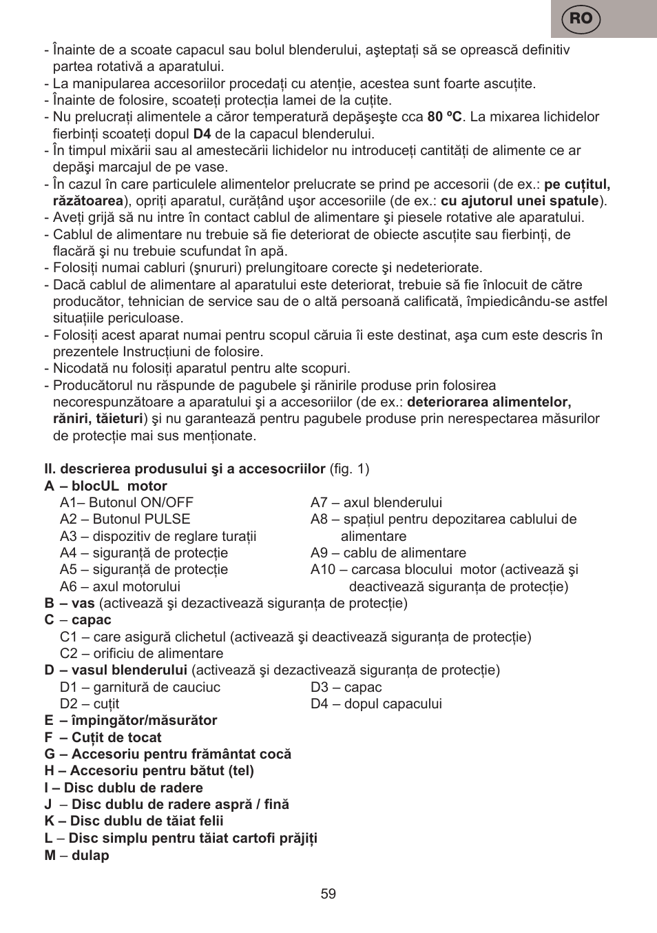 ETA Bross User Manual | Page 59 / 68