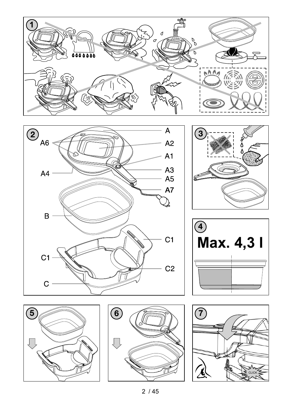 Max. 4,3 l | ETA PEČENKA User Manual | Page 2 / 48