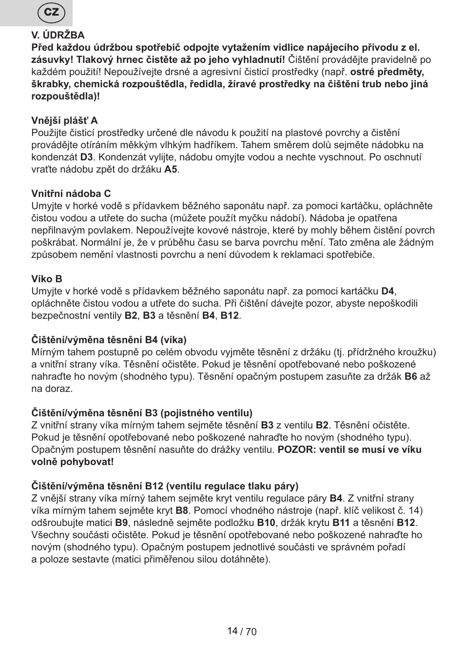 ETA Biopot User Manual | Page 14 / 72