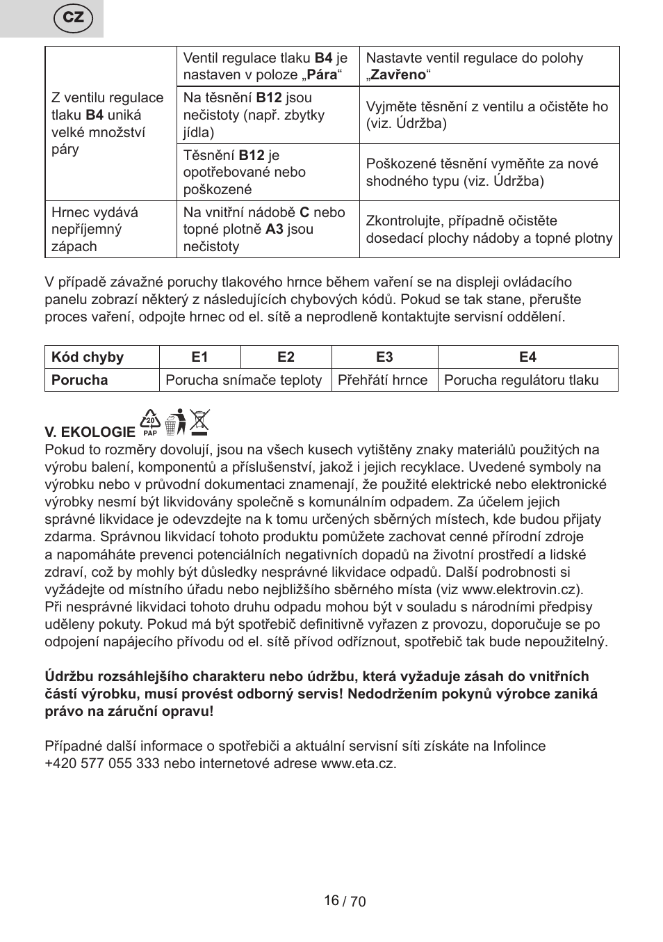 ETA Biopot User Manual | Page 16 / 72