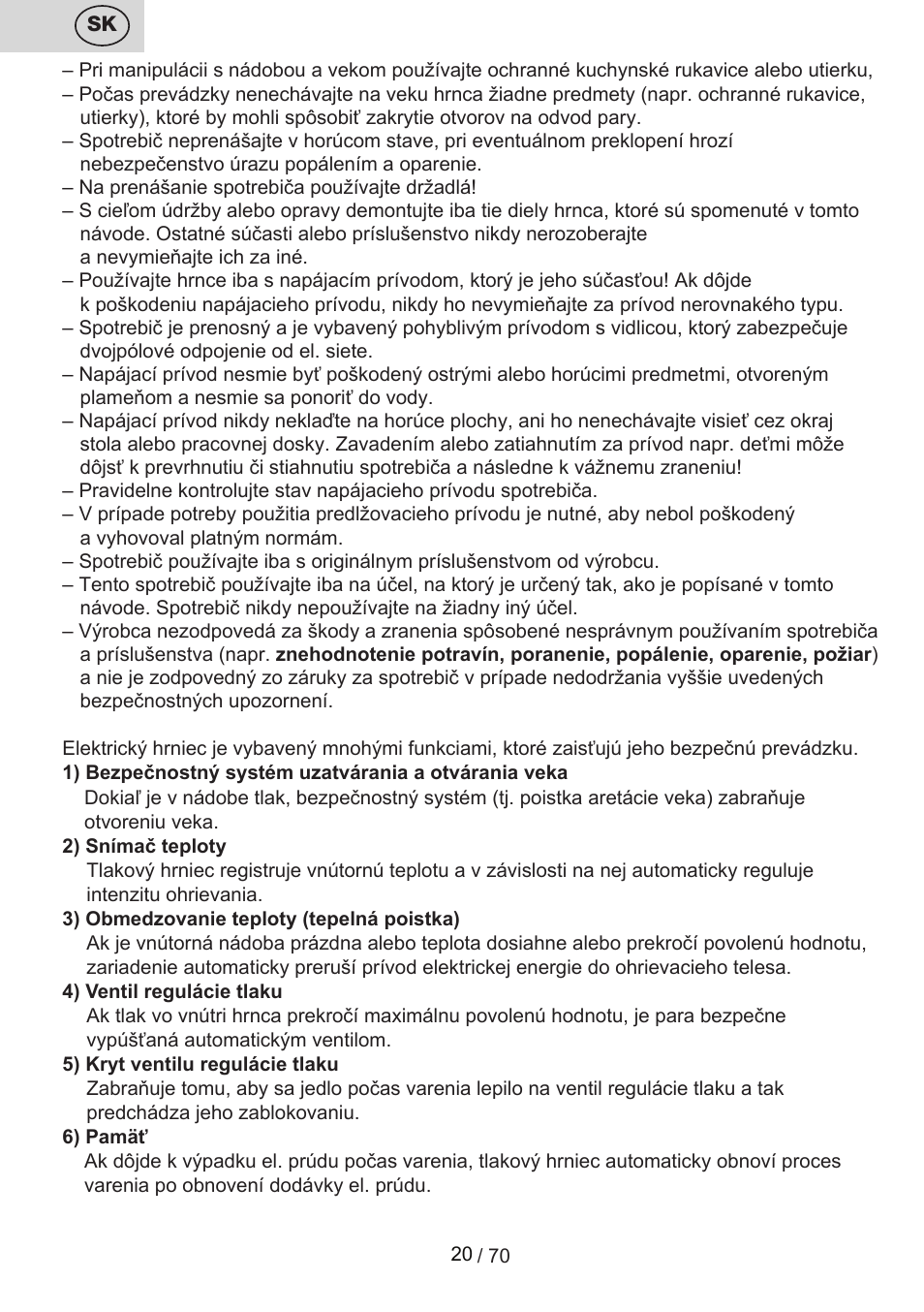 ETA Biopot User Manual | Page 20 / 72