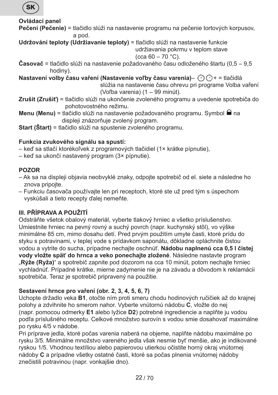 ETA Biopot User Manual | Page 22 / 72