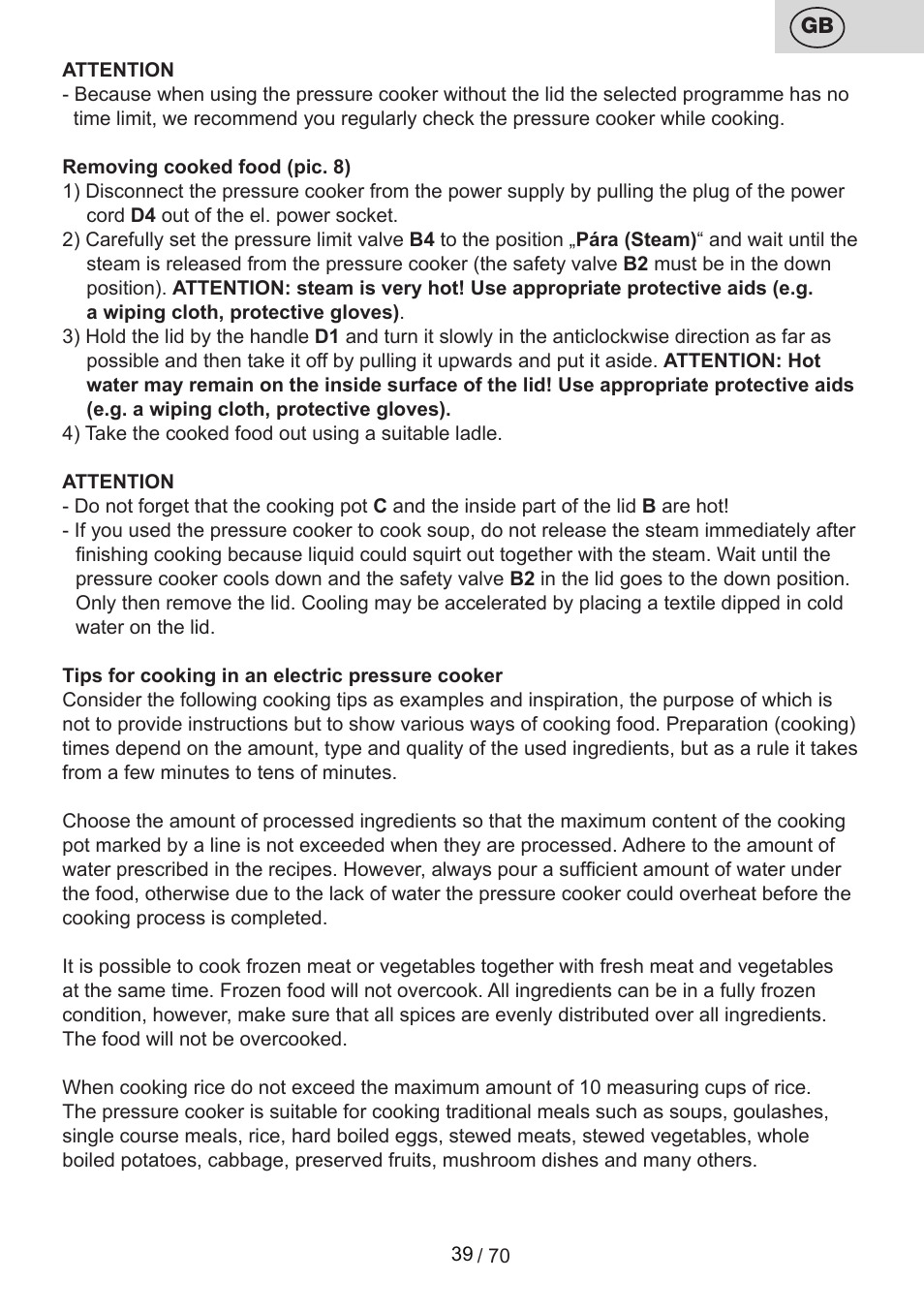 ETA Biopot User Manual | Page 39 / 72