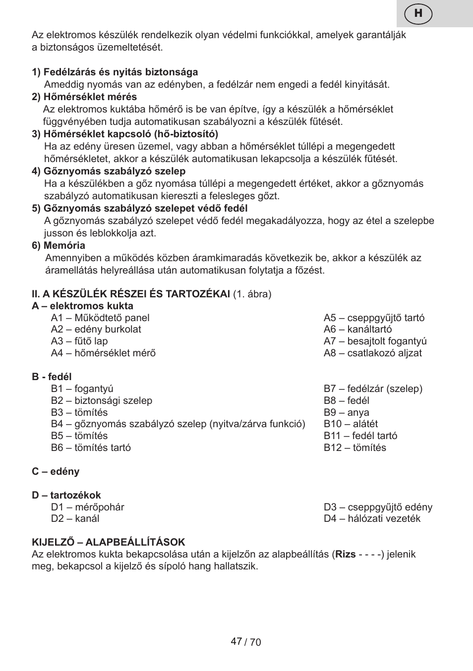 ETA Biopot User Manual | Page 47 / 72