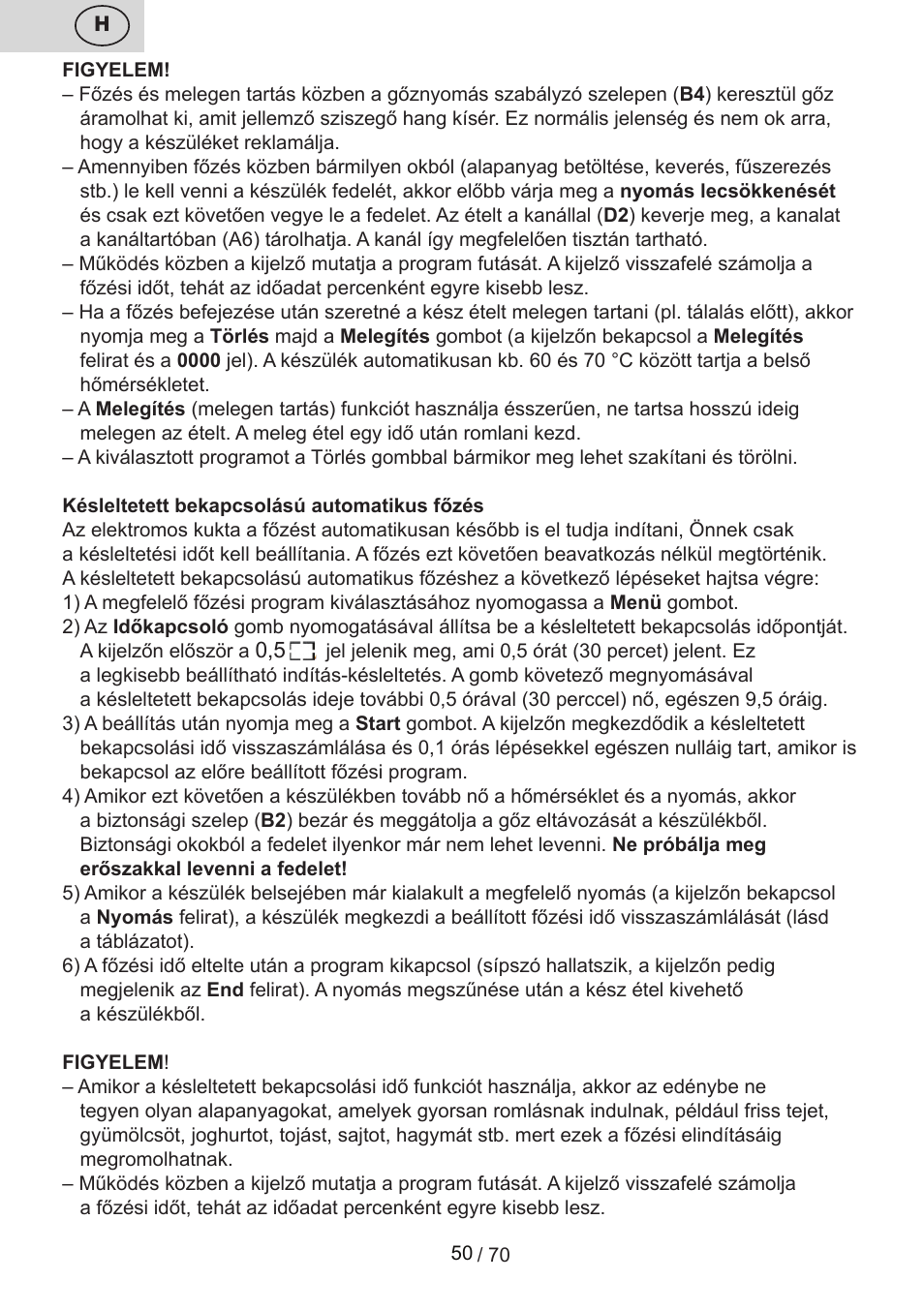 ETA Biopot User Manual | Page 50 / 72