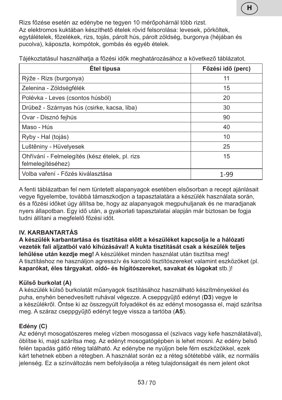 ETA Biopot User Manual | Page 53 / 72