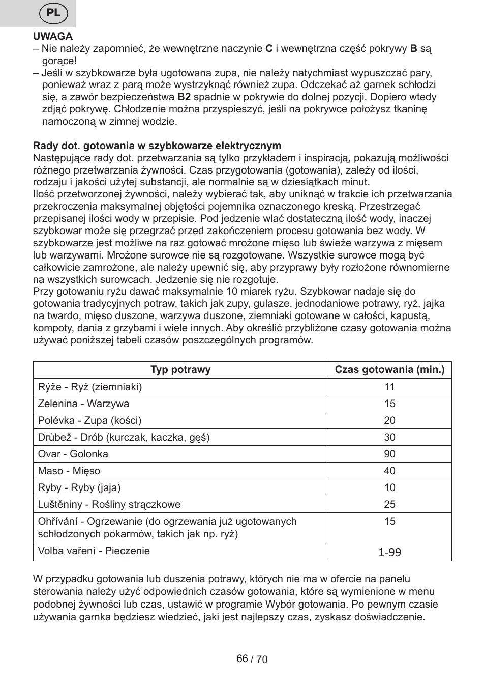 ETA Biopot User Manual | Page 66 / 72