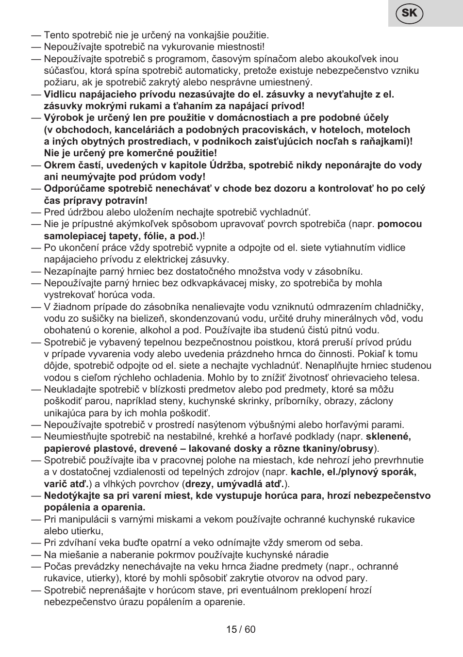 ETA Calderon User Manual | Page 15 / 64