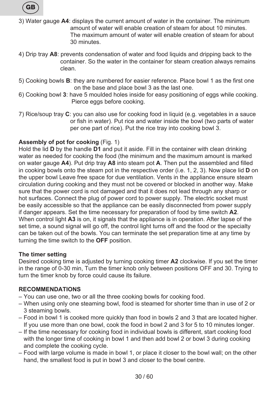 ETA Calderon User Manual | Page 30 / 64