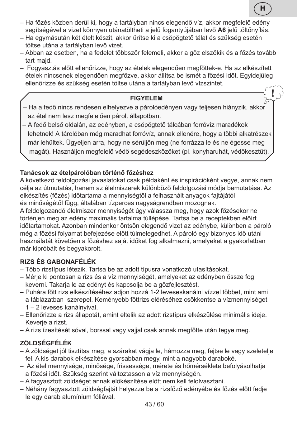 ETA Calderon User Manual | Page 43 / 64