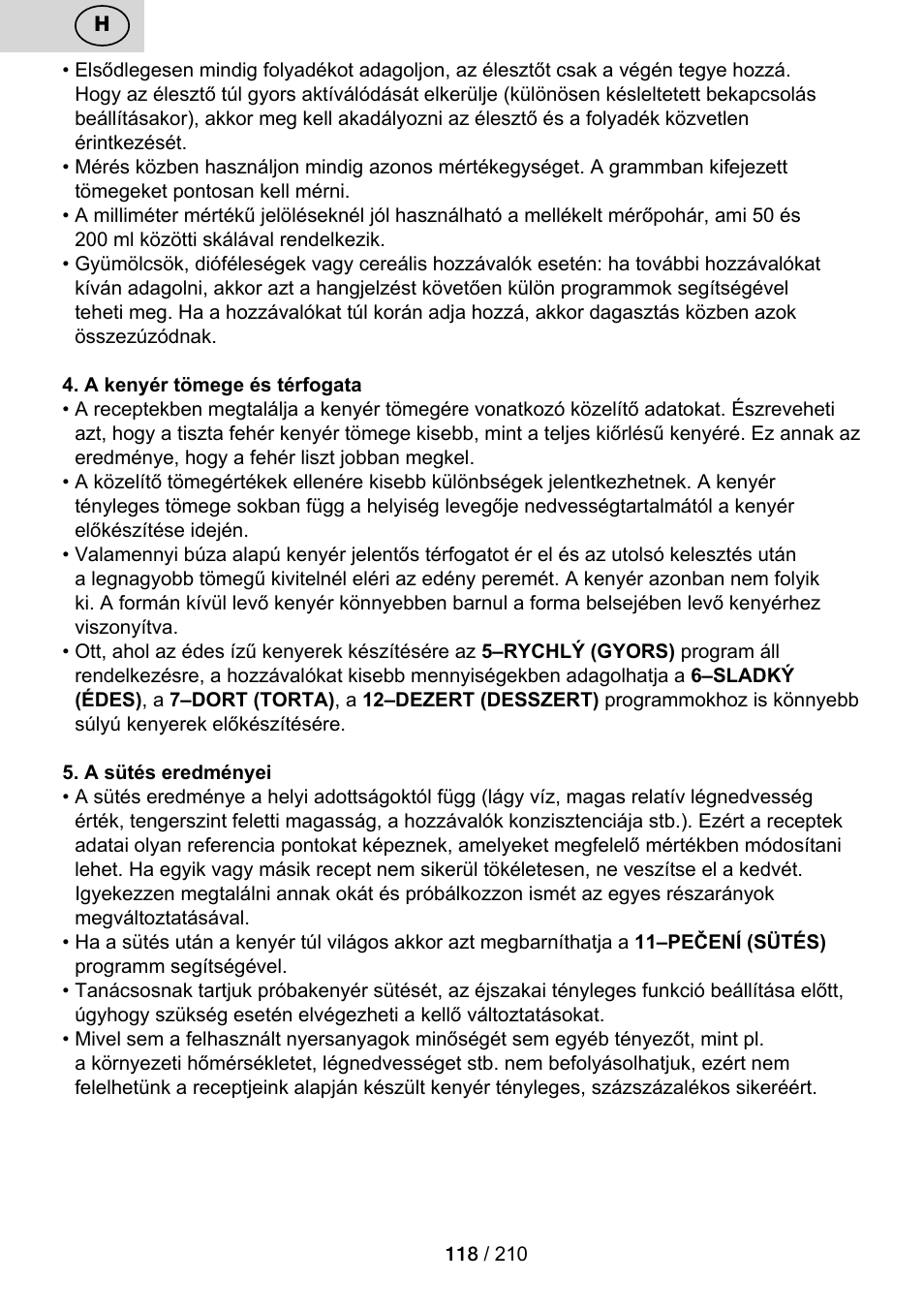 ETA Duplica Vital User Manual | Page 118 / 212