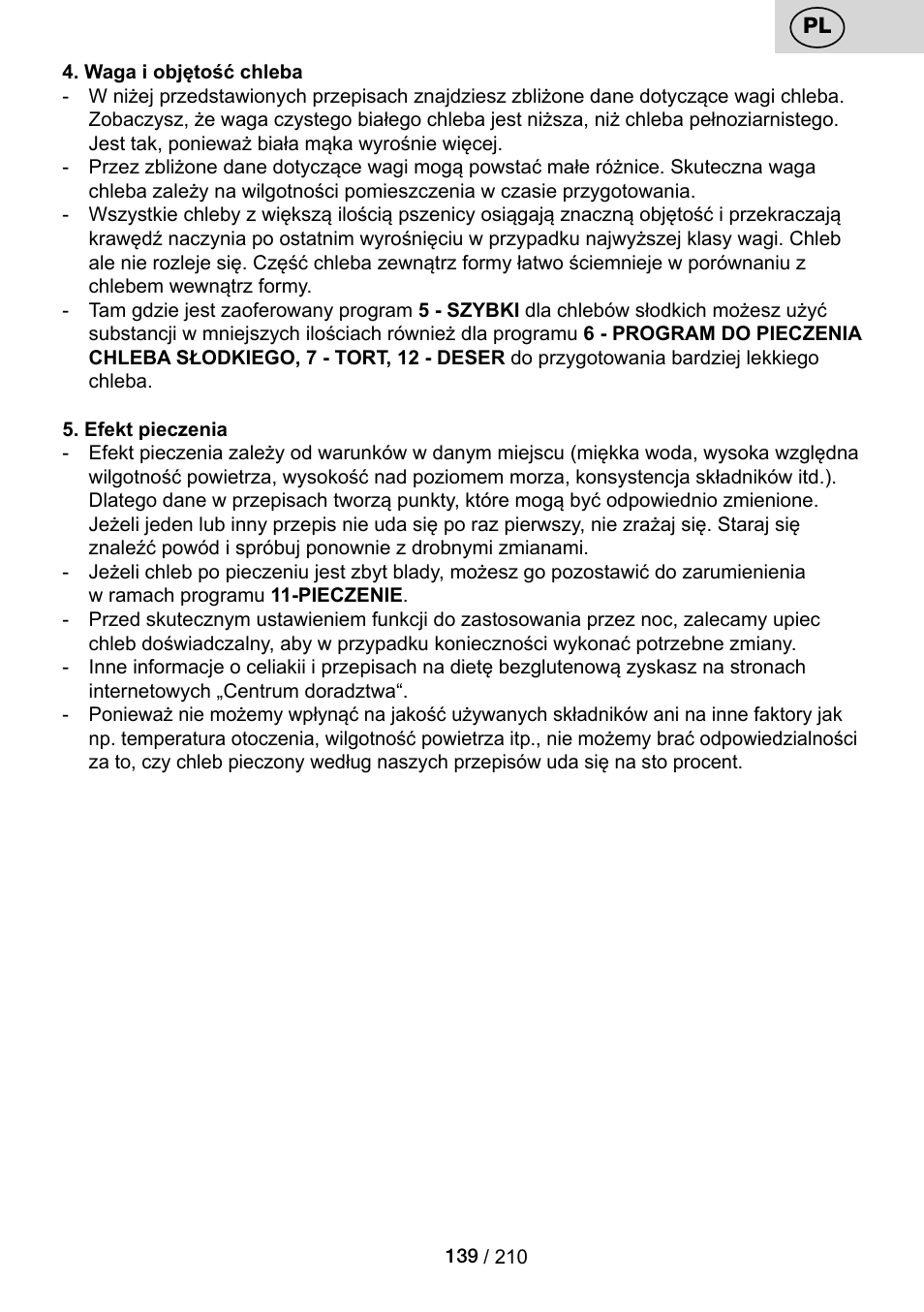 ETA Duplica Vital User Manual | Page 139 / 212