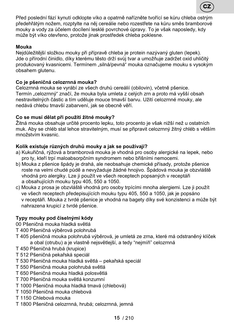 ETA Duplica Vital User Manual | Page 15 / 212