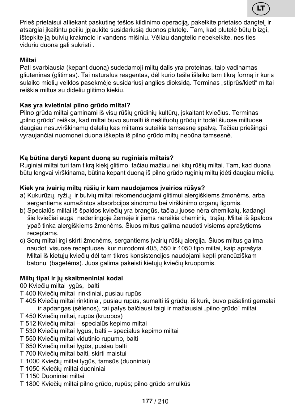 ETA Duplica Vital User Manual | Page 177 / 212