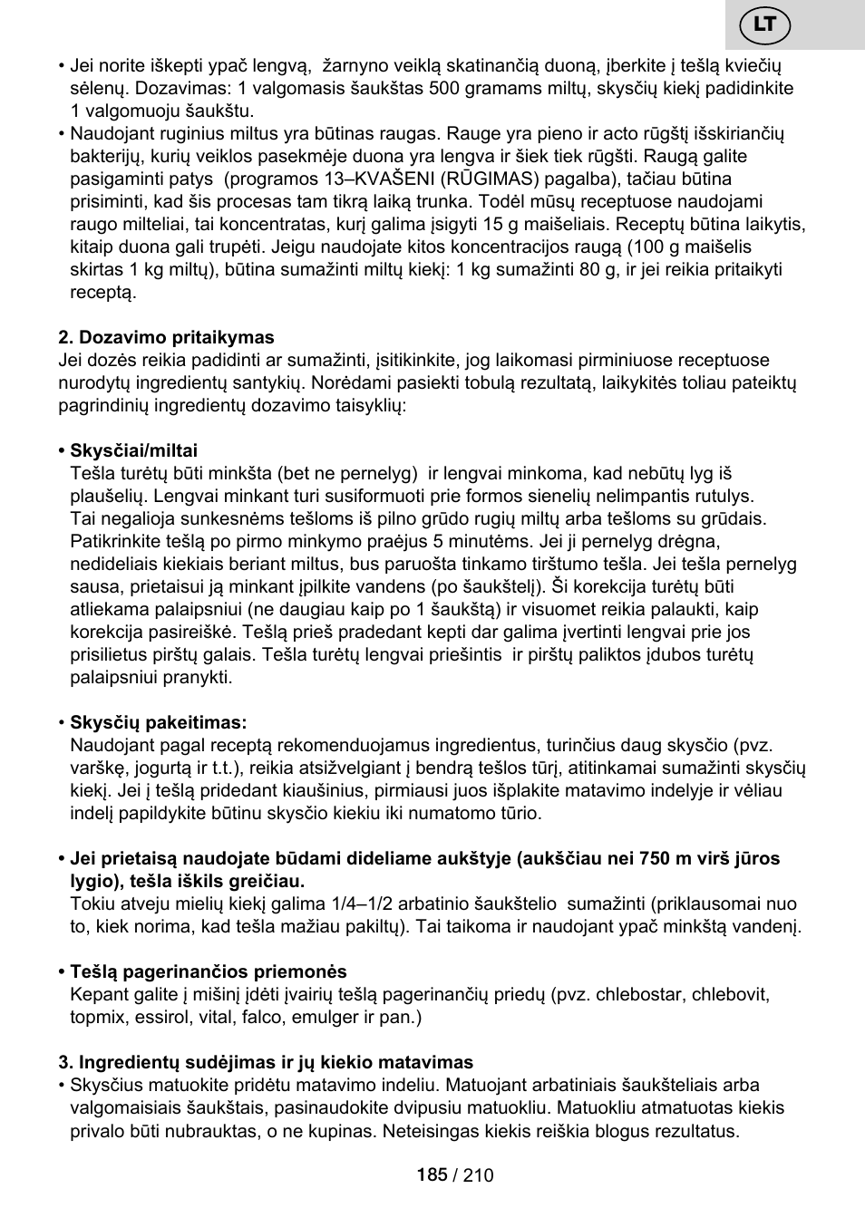 ETA Duplica Vital User Manual | Page 185 / 212