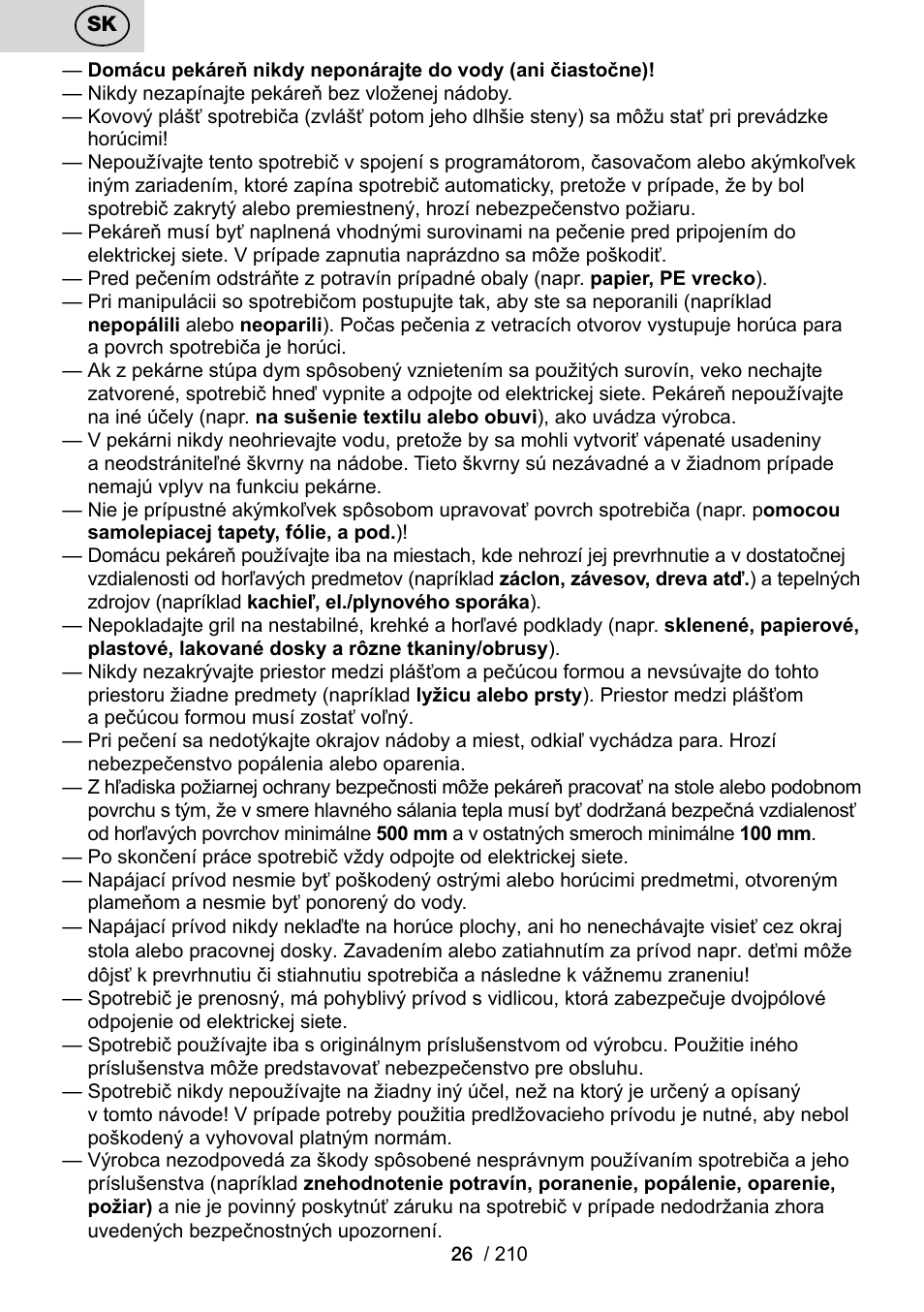 ETA Duplica Vital User Manual | Page 26 / 212