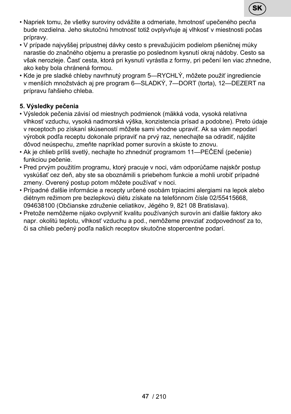 ETA Duplica Vital User Manual | Page 47 / 212