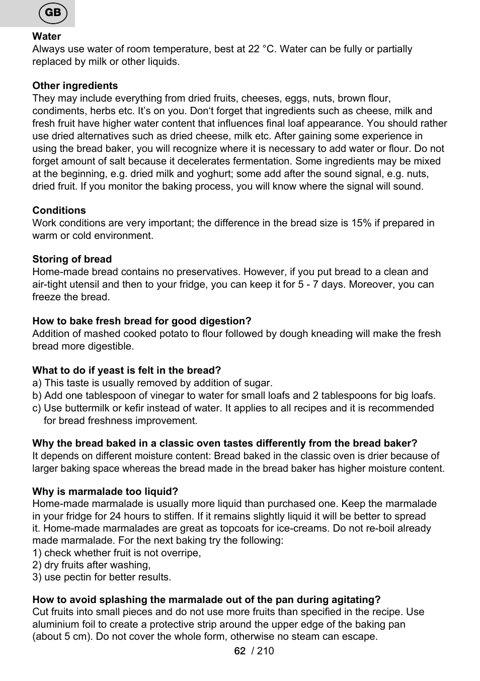 ETA Duplica Vital User Manual | Page 62 / 212