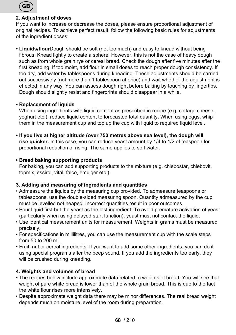 ETA Duplica Vital User Manual | Page 68 / 212