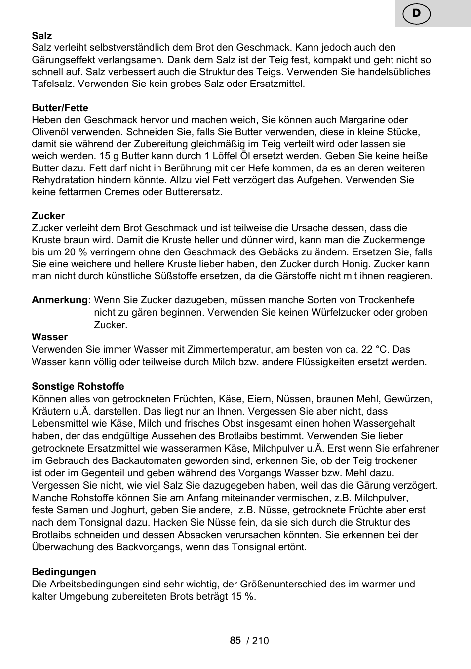 ETA Duplica Vital User Manual | Page 85 / 212