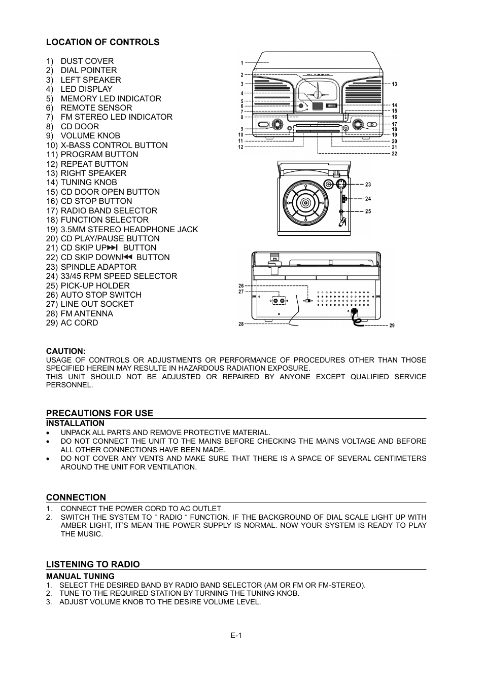 Curtis RCD824 User Manual | Page 4 / 6