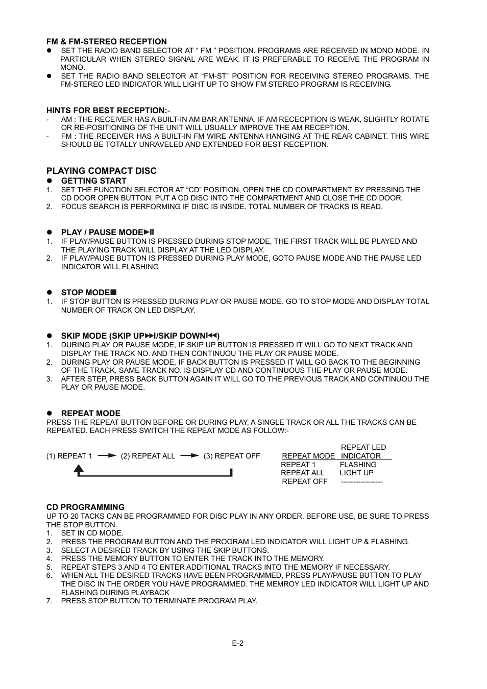 Curtis RCD824 User Manual | Page 5 / 6