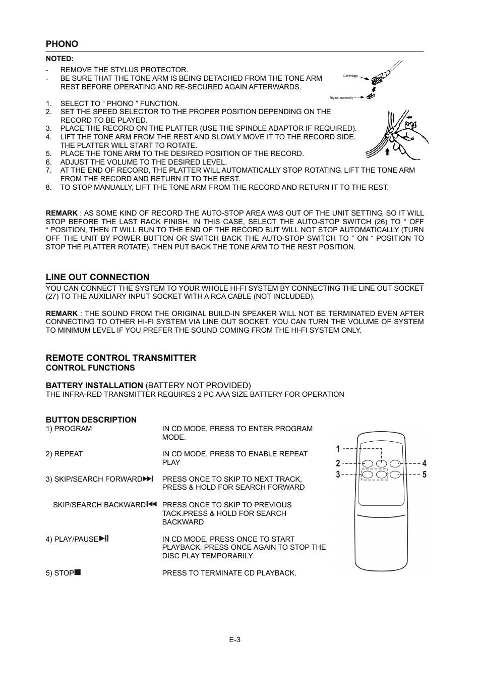 Curtis RCD824 User Manual | Page 6 / 6