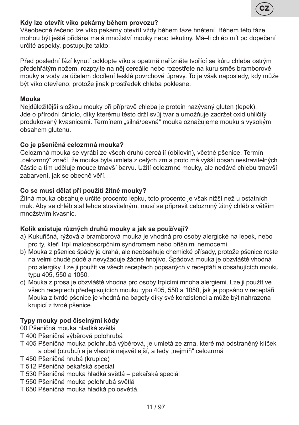 ETA Crustum User Manual | Page 11 / 100