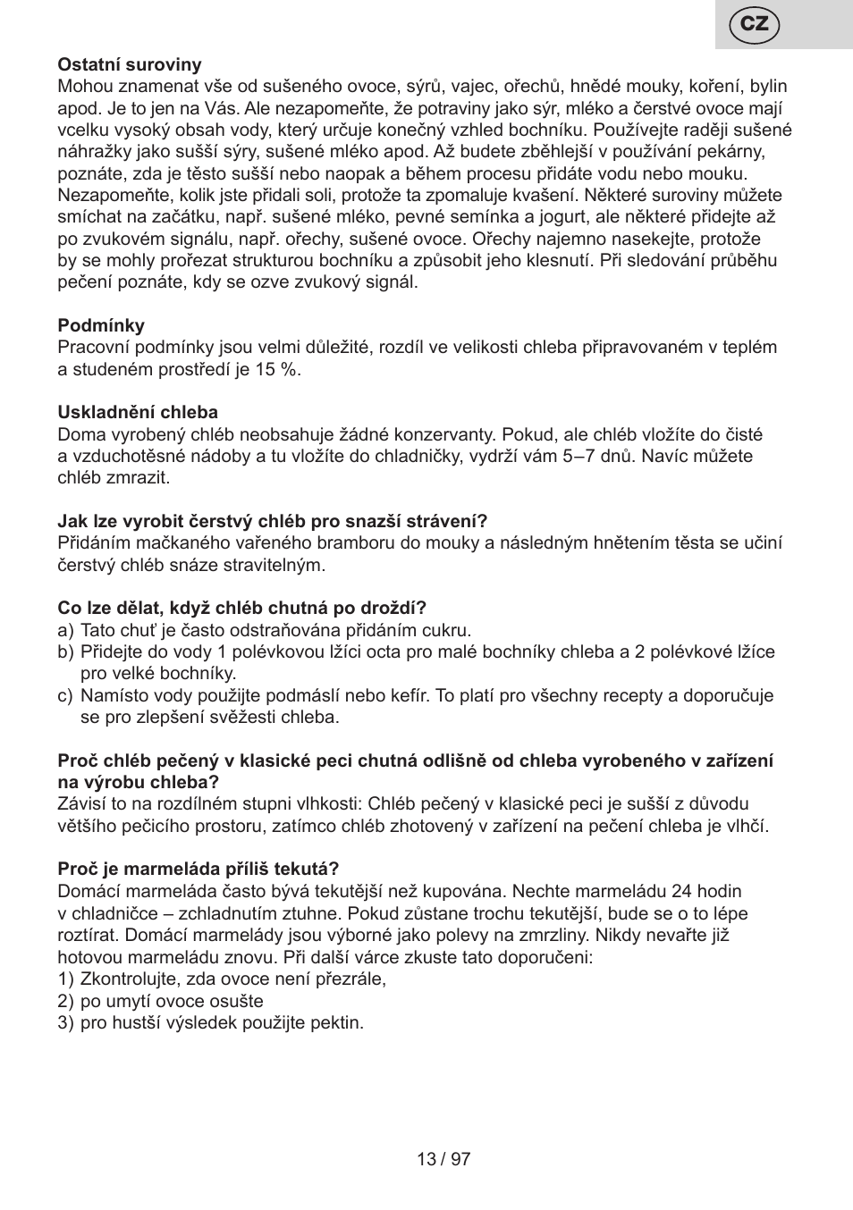 ETA Crustum User Manual | Page 13 / 100