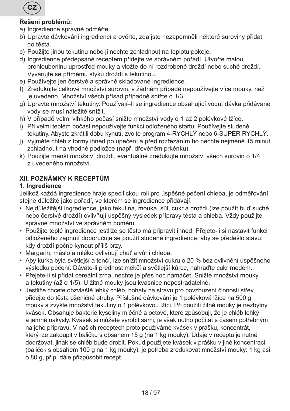 ETA Crustum User Manual | Page 18 / 100