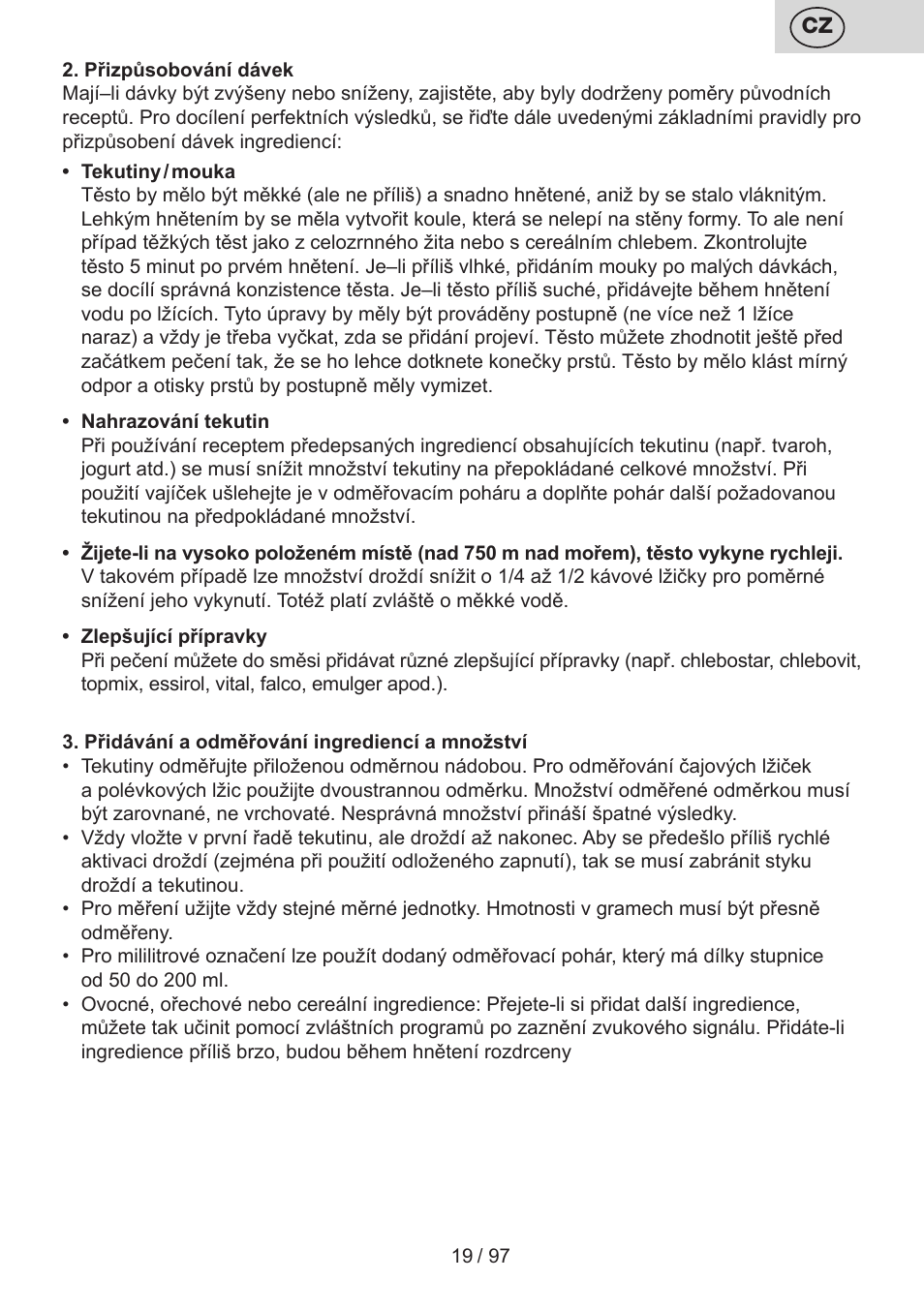 ETA Crustum User Manual | Page 19 / 100