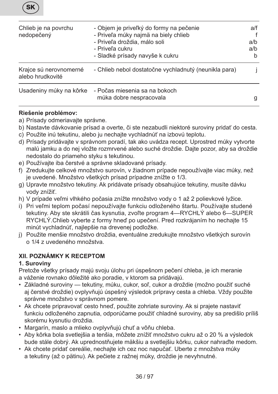 ETA Crustum User Manual | Page 36 / 100